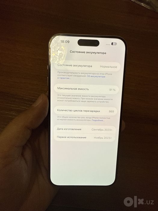 iPhone 15 Pro Max Natural Titanium 256gb