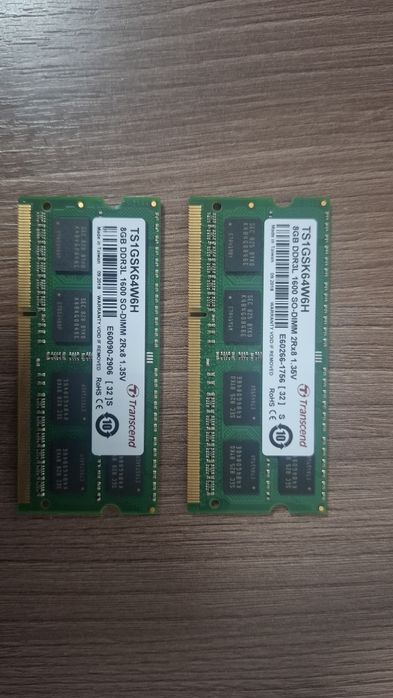 Комплект ОЗУ ddr3 по 8gb