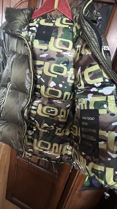 Geaca cu puf FLO&CLO Italia mar Mverde kaki