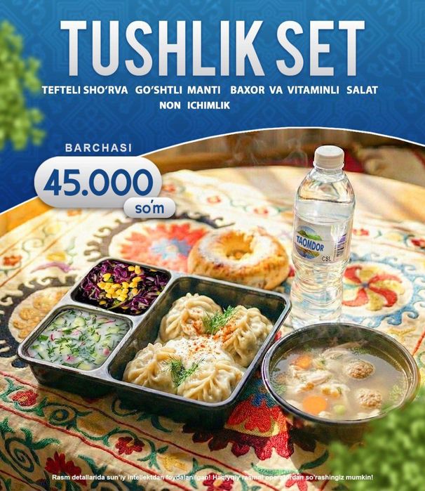 Mazali Kompleks tushlik