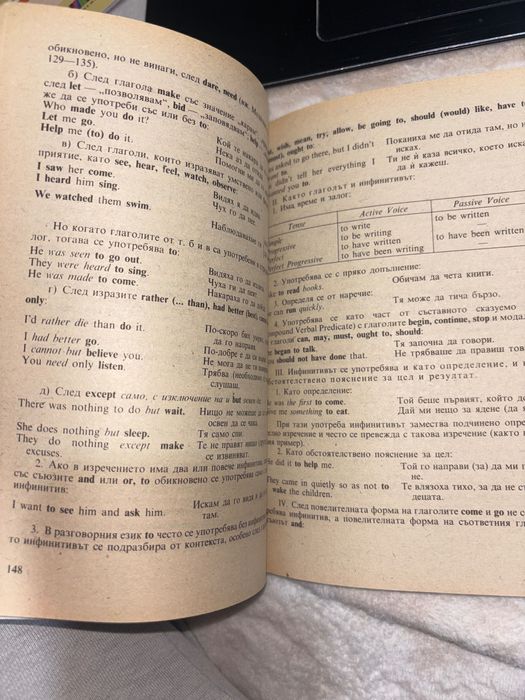 Английска граматика - пето издание, 1995г., с автори - Мария Ранкова и Цветана Иванова