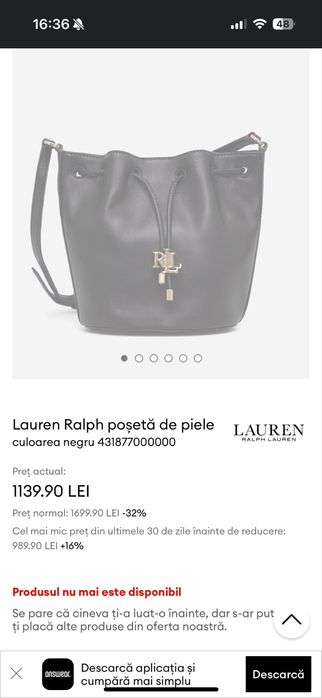 Geanta Ralph Lauren 100% originala !!!
