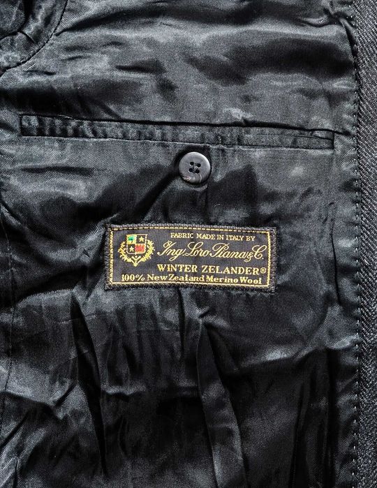 Loro Piana Новозаландска мериносова вълна мъжко палто размер 52 / XL