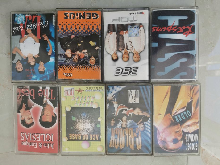 Casete audio Julio Iglesias George Michael 3SE Genius