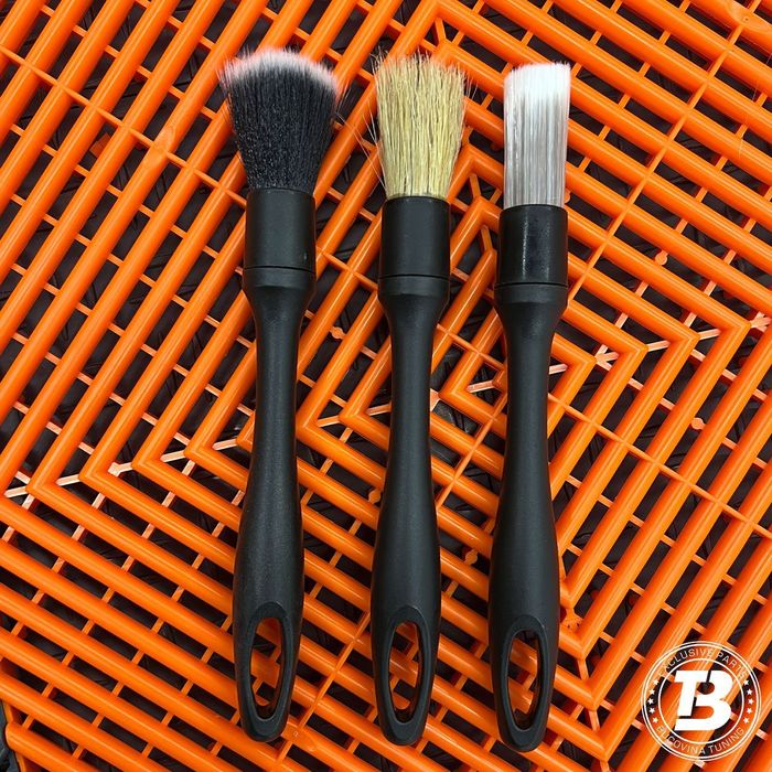 Set Profesional 3 Pensule Detailing Interior