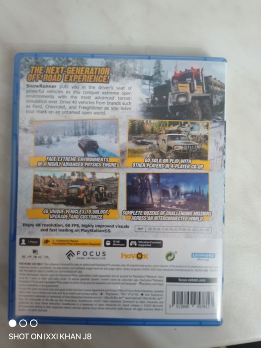 Продам игру SNOW RUNNER диск в хорошом состояние диску 2 дня