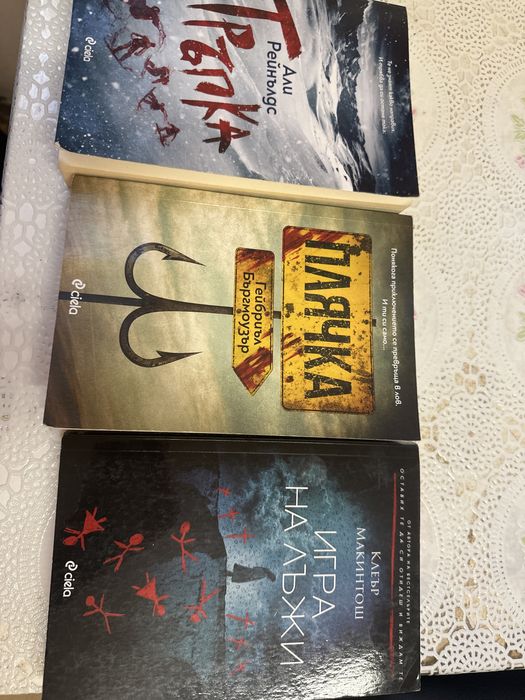 Книги трилър, много запазени на издателство Сиела