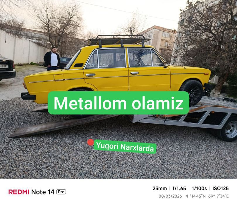 Металлом оламиз.Har xil keraksiz temir metallarni qayta