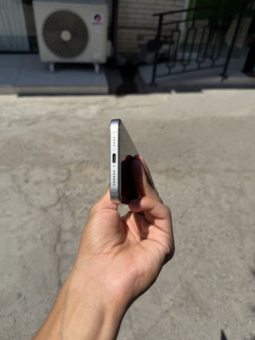 iPhone 15 pro max silver 84% ayfon айфон
