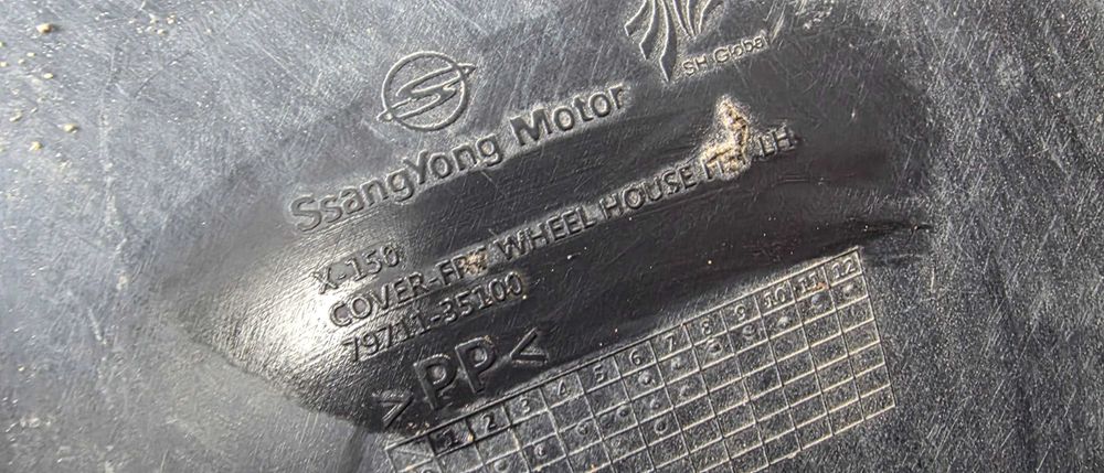 Carenaj roata dreapta fata SsangYong Tivoli X 150 2016 / 2017 2018 / 2019 2020