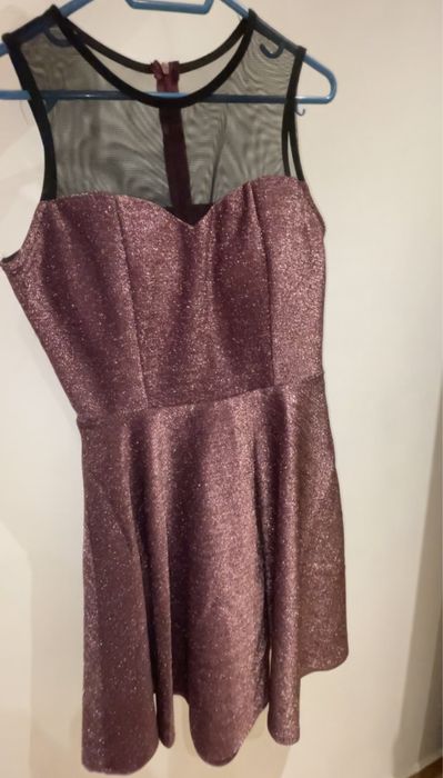 Официална къса, блестяща рокля