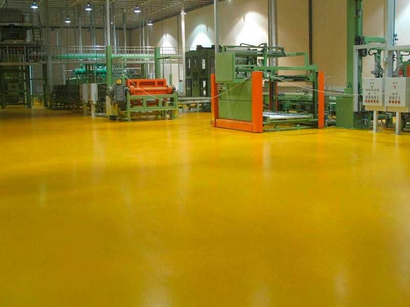 Полимерный эпоксидный пол, наливные промышленные полы, шлифовка бетона