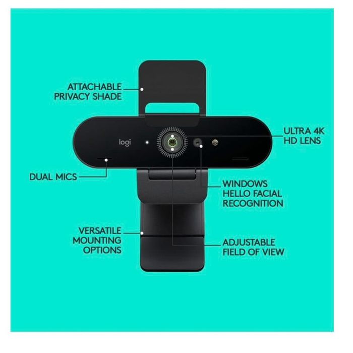 Webcam Logitech Brio 4k