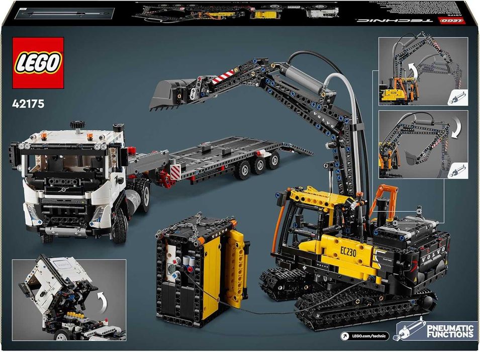 LEGO Technic Volvo FMX Truck with EC230 Electric Crawler Excavator!