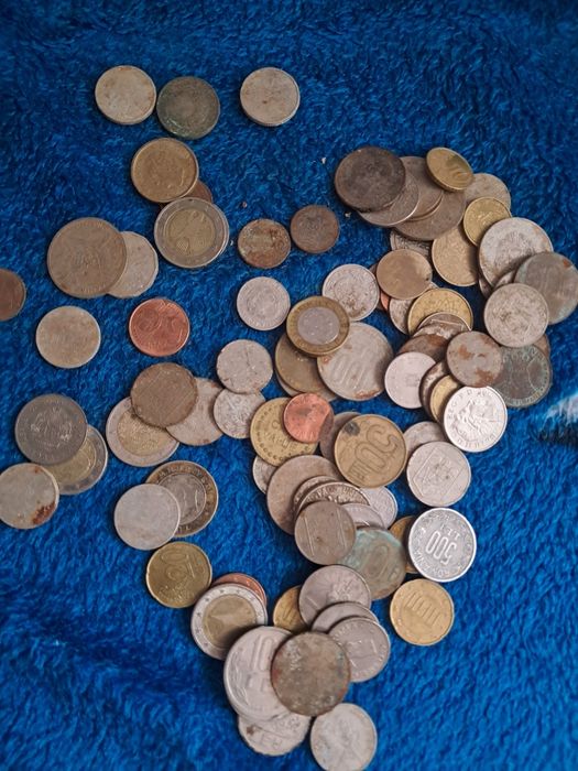 Monede vechi românești plus străine