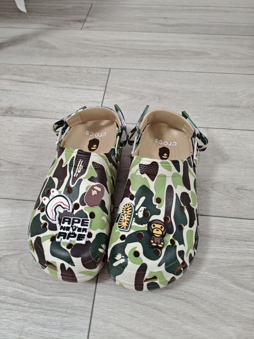 Crocs bape green