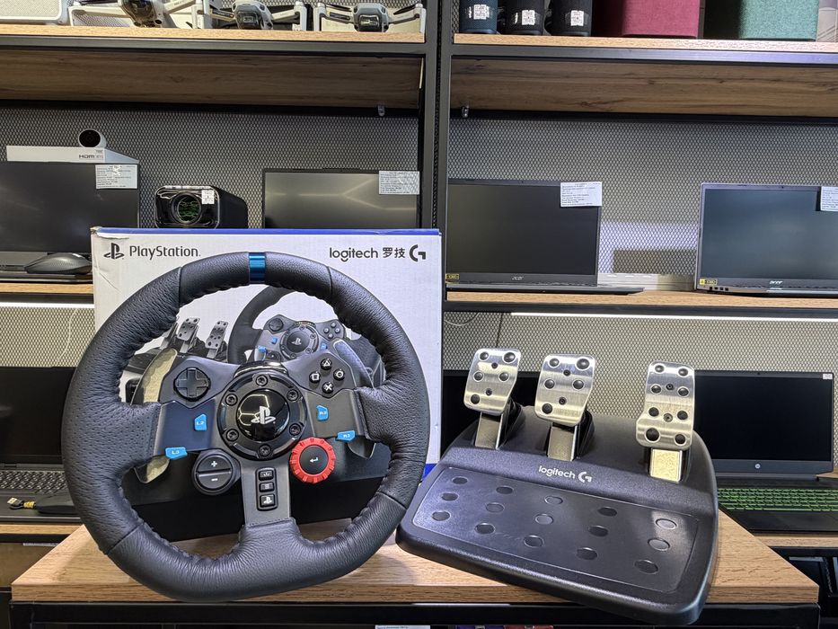 Игровой руль Logitech G29 Driving Force for PS5, PS4, PS3, 1704/A10