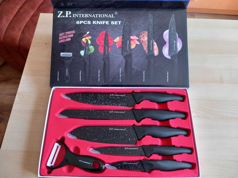 Vând set de cuţite 6 piese Zepter (Z.P.T.)  ceramică absolut nou
