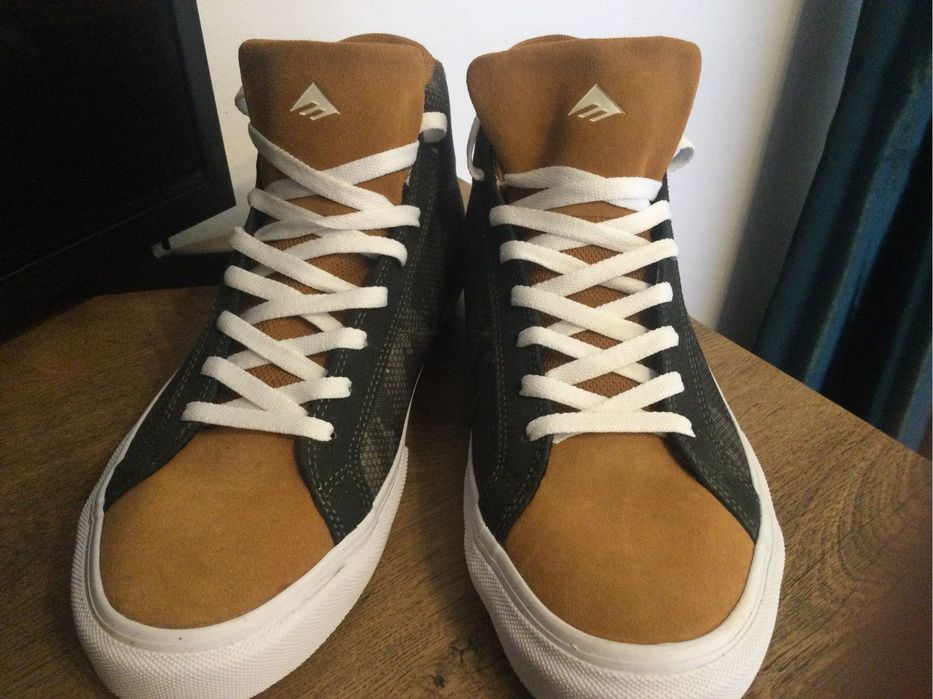 Ghete sport piele intoarsa + textil Emerica 42,5