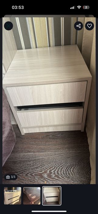 Продам кровать и комод