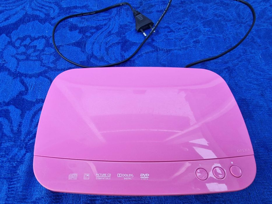 Pink DVD Player | Ar-Tech Model TVPDVDAW09 | SCART OUTPUT
