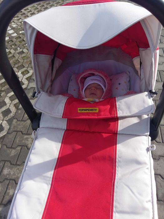 Vând Cărucior 3 în1  bebeluși MYO Foppapedretti (stare foarte buna)