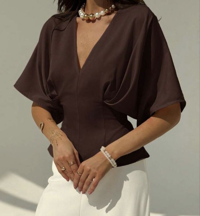 Bluza maro marimea M