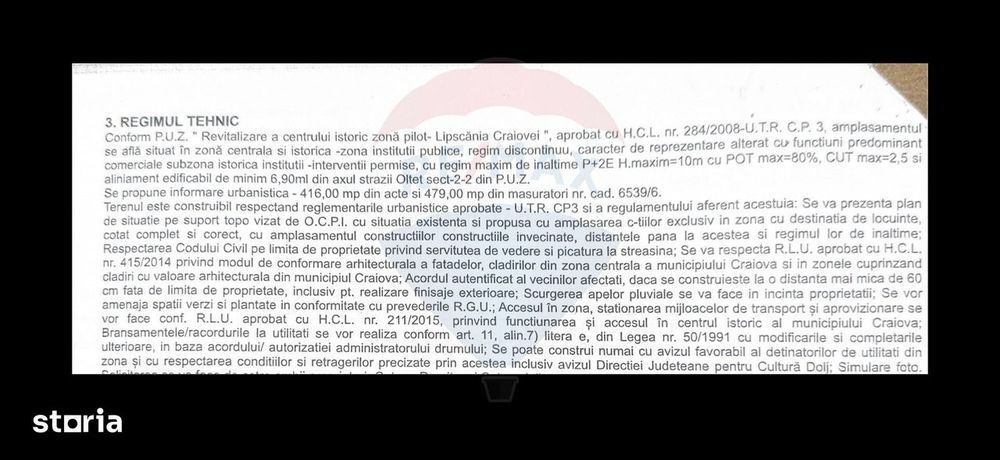 Teren Craiova Ultracentral 479mp