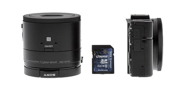 Sony QX100/RX100. Sony LVR1.