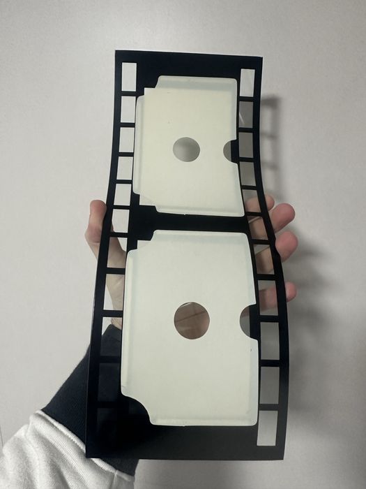 Rama foto dubla din sticla