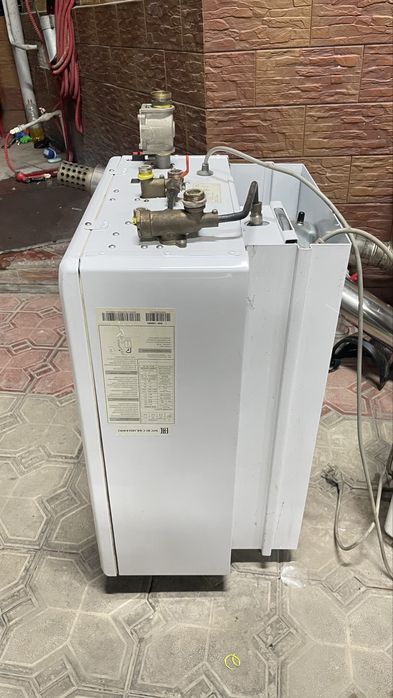 Газовый кател в рабочем состоянии