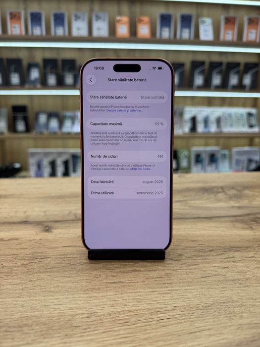 ‼️iPhone 17 Pro 256Gb Cosmic Orange - Sanatate bat.92% - Garantie 12 luni