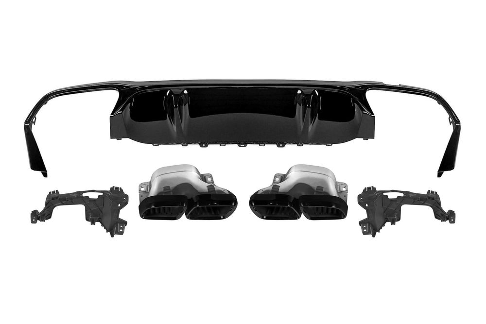 Mercedes E63 GT дифузьор с накрайници за задна броня за Mercedes W213