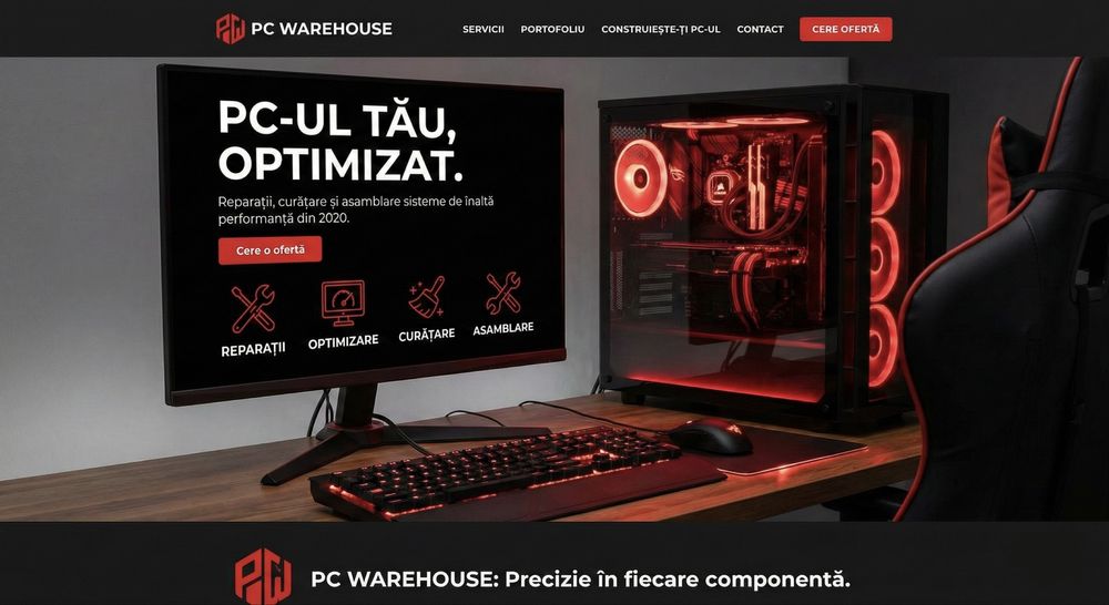 Reparatii, optimizari, instalari windows, asamblari pc, configurari pc