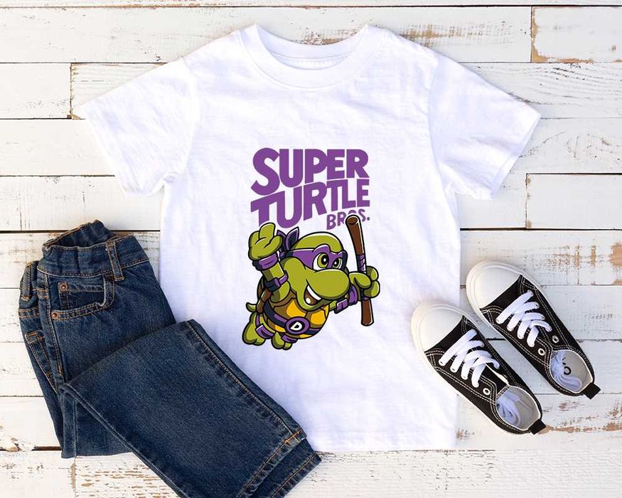 Детски тениски и суитчъри с Elmo, костенурките нинджа