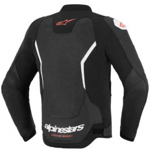Кожено яке Alpinestars GP Force V2 Air red/flou и bk/wht
