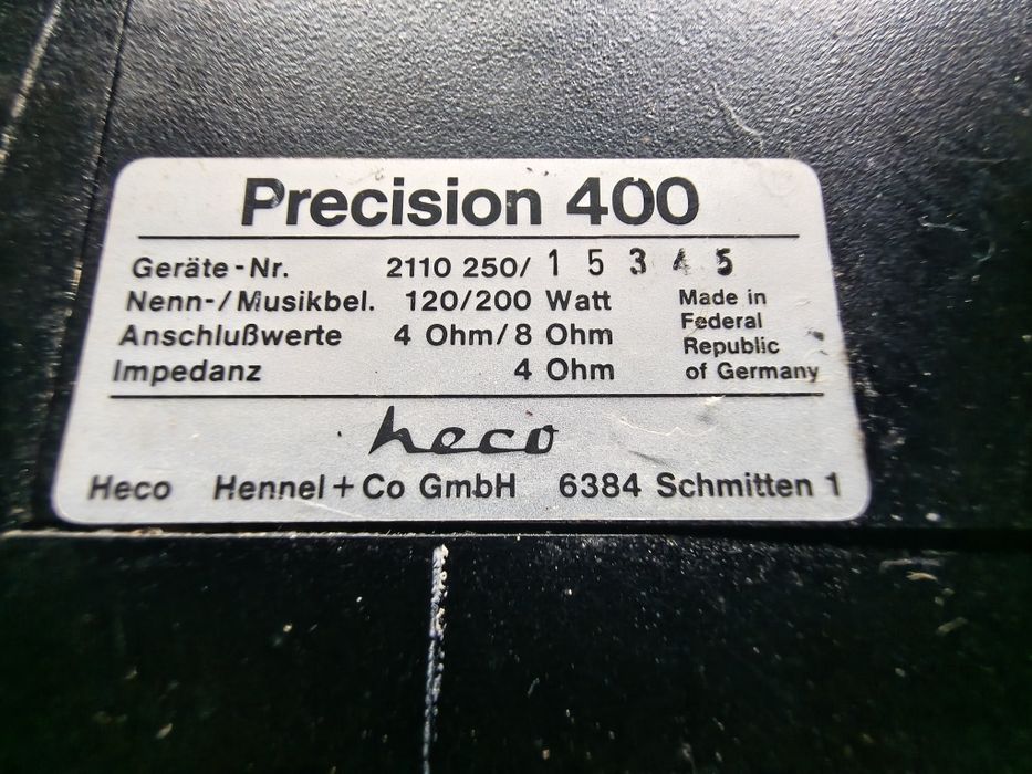 Тонколони 12-ки HECO Precision-400 Флагманския модел