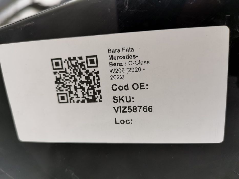 Предна броня Мерцедес-Бенц / Mercedes-Benz C-Class W206 Оригинална, в