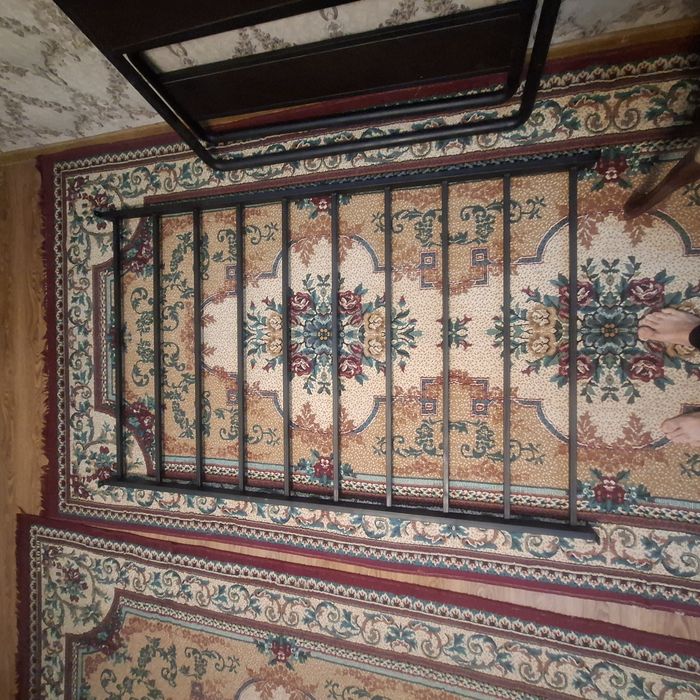 Металлическая кровать с матрасом 120×200