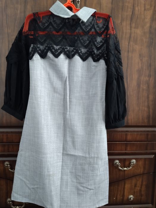 Turkiya koyne rangi qora va seriy razmeri M