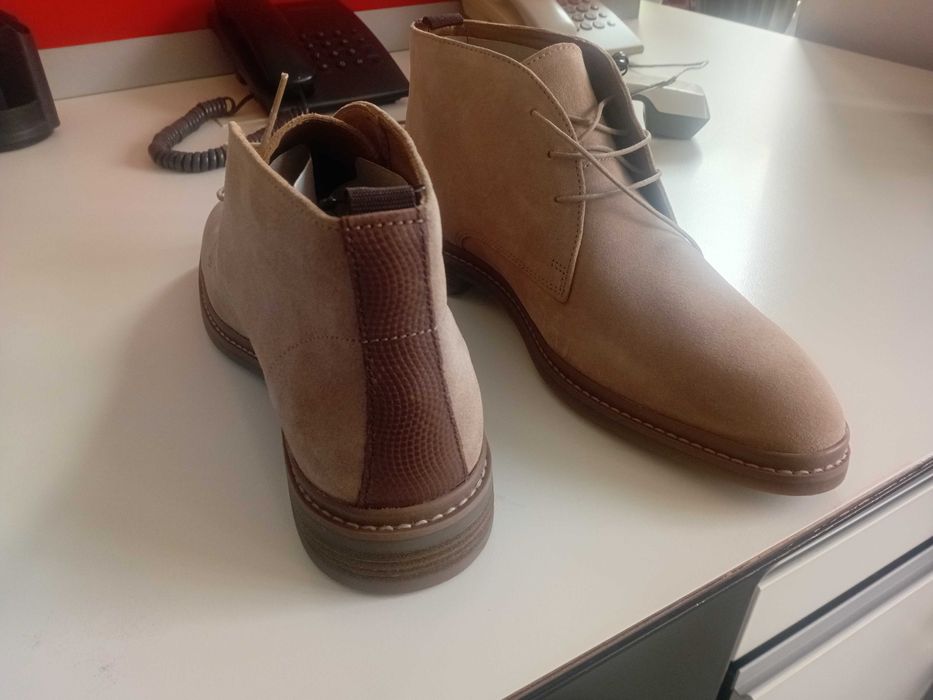 Мужские замшевые ботинки