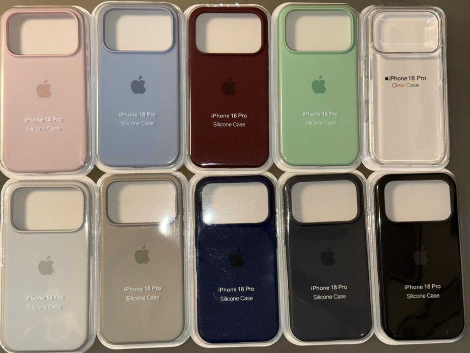 X Husa iPhone Silicon 18 ProMax si Pro Carcasa