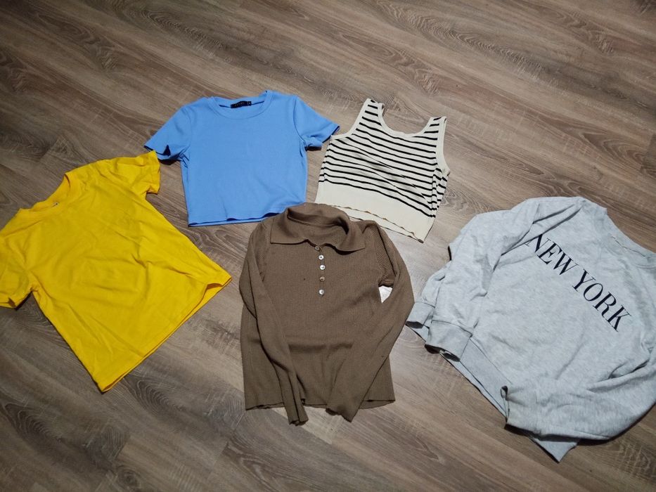 Топы, кофты и фудболка