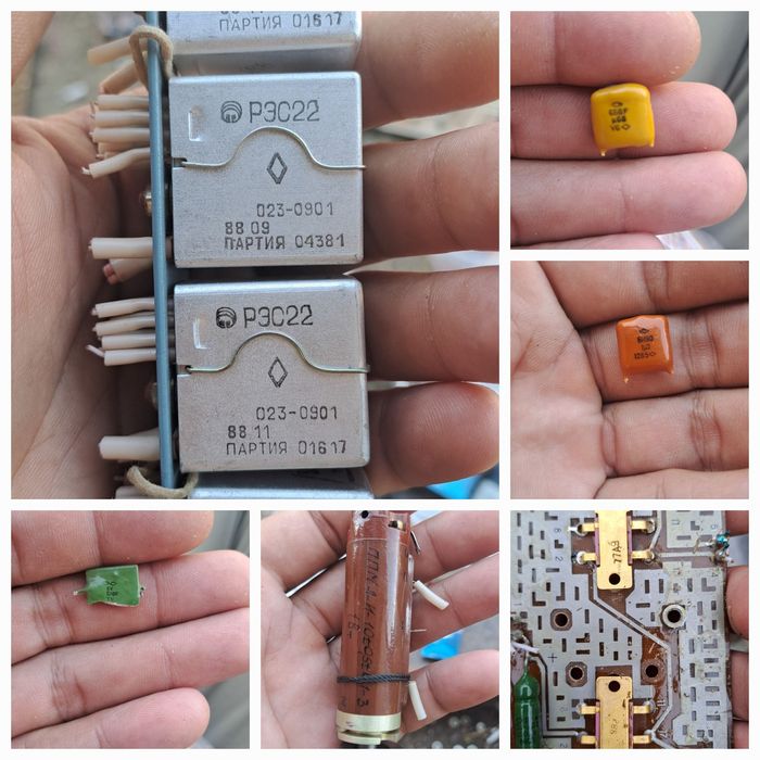 Радиодетали платы приборы тех серебро