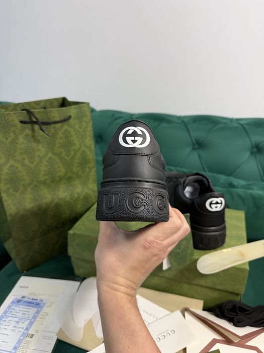 Adidasi Gucci GG piele naturala Full Box colectie noua