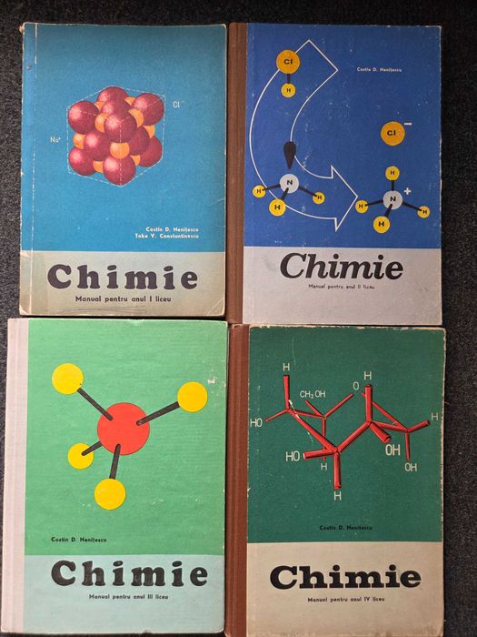 CHIMIE Manual pentru anul I, II, III, IV liceu - Nenitescu (4 volume)