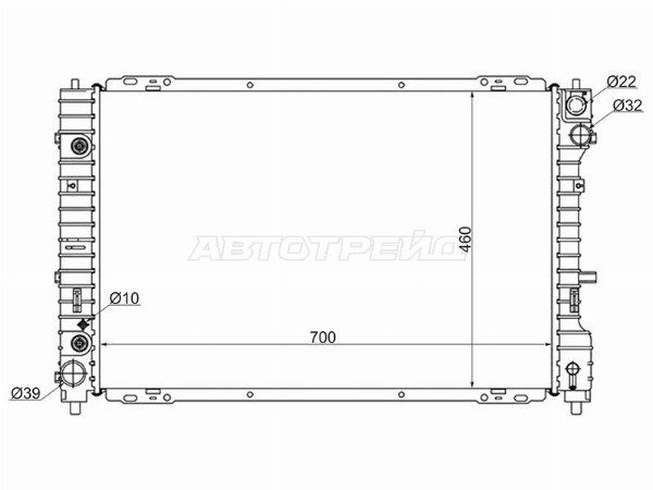 Радиатор Ford Escape