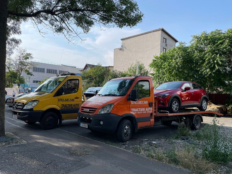 Tratari auto moto dube Transport utilaje Asistenta rutiera Platforma