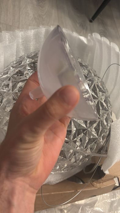 Lampă pendul Kartell Planet LED – transparentă!