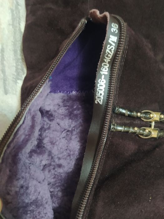 Продам сапоги замшевые